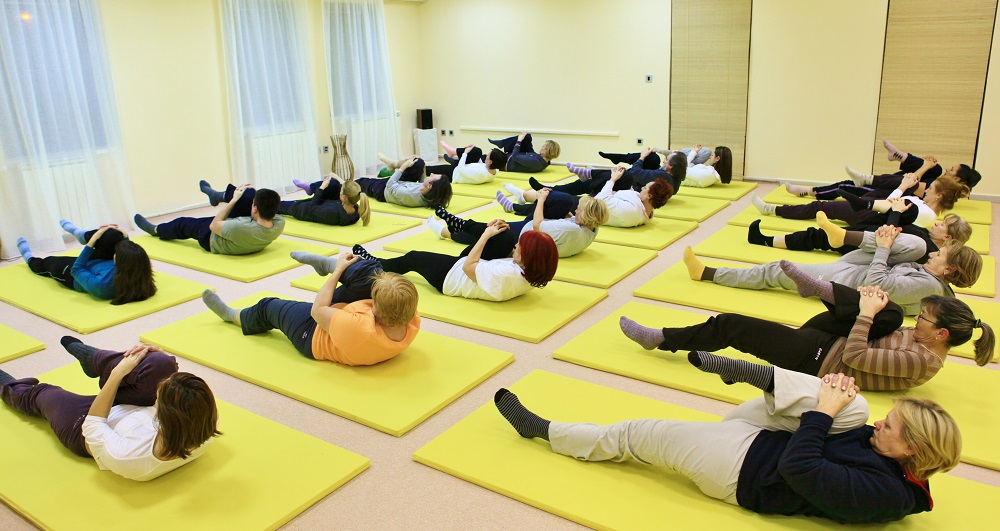 Vežbanje u našem Joga centru